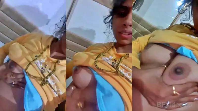 Manali Village Girl Boobs Show Viral Selfie