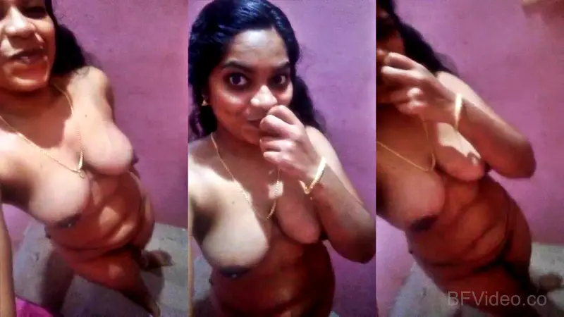 Slinky Indian Girl Neha’s Nude Selfie Video Show