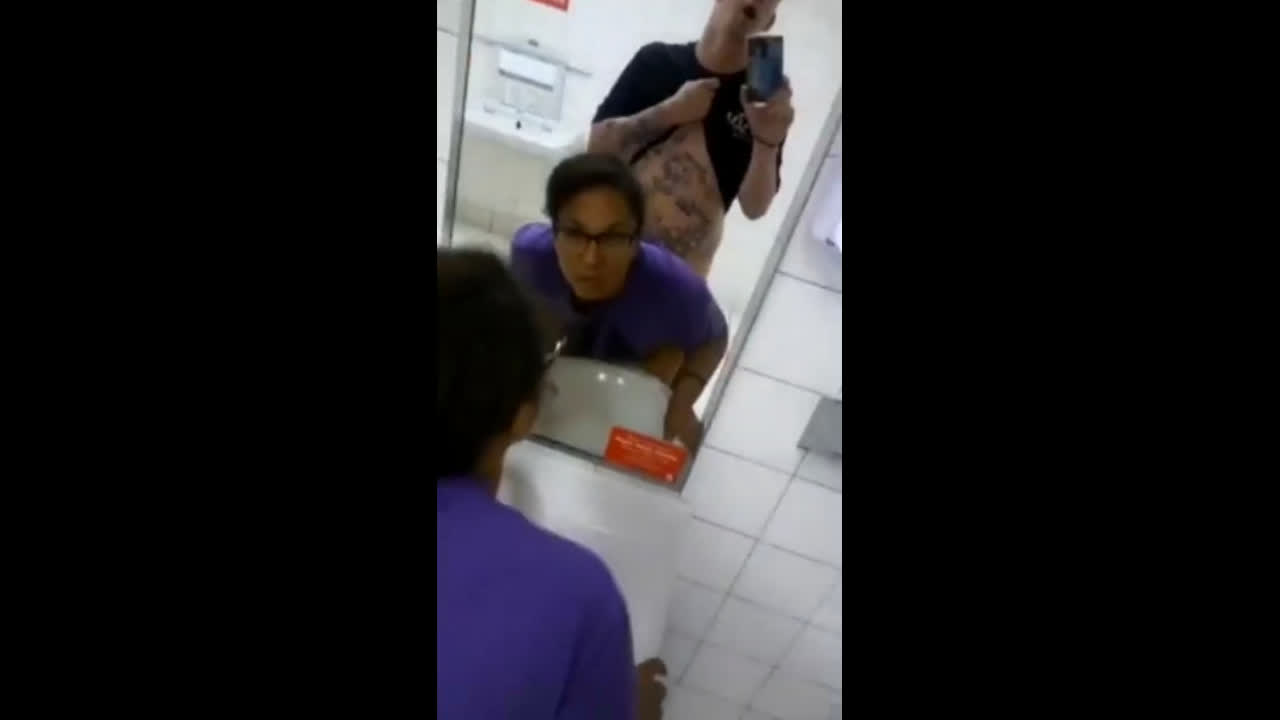 white guy Fucking a cleaner lady