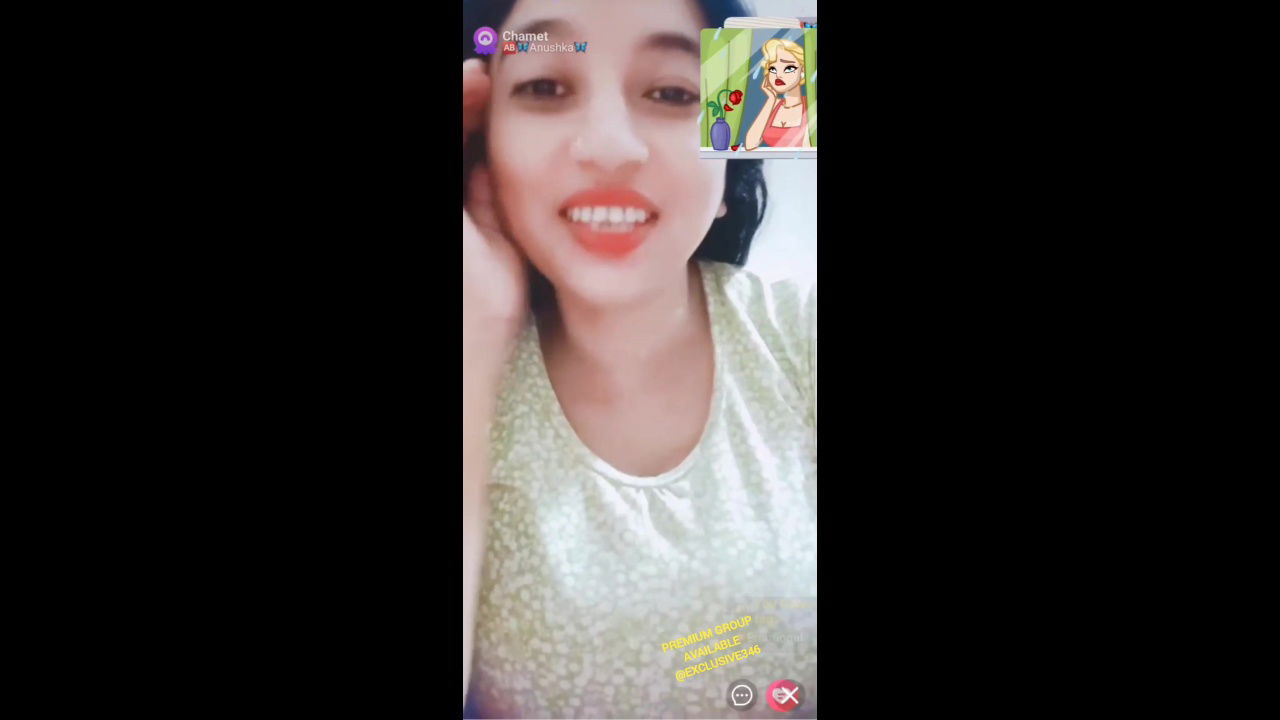 Chamet MILF Anushka Reveals Her Mega Mams and Pussy on Live With face