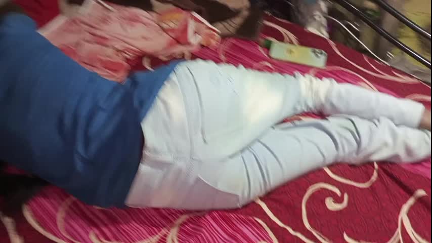 Both of Us Are Alone at Home and There Is No One at Our Home, We Have Just Got Married.