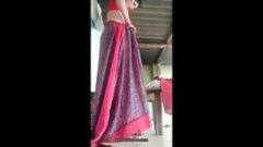 Beautiful Hot Bihari Girl Changing Her Drees at Home