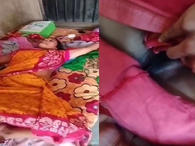 Sleeping bhabhi pussy captured by young neighbor boy
