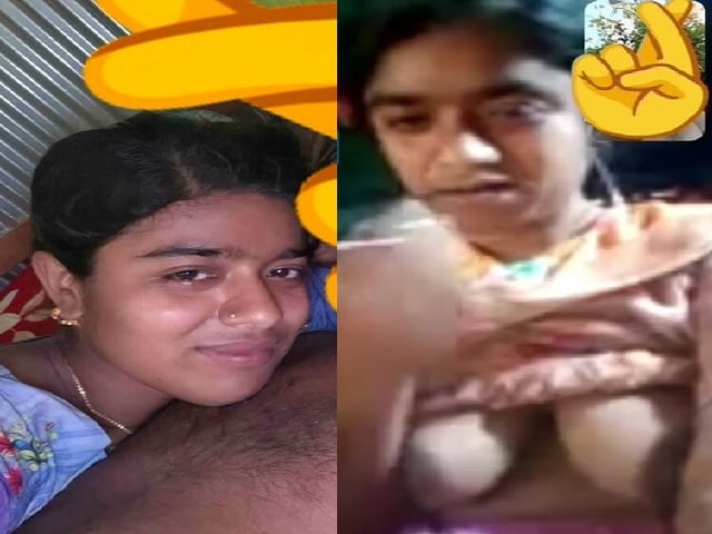 Village girl video call boobs showing recorded by lover