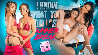 Lana Violet & Jade Kimiko – Taboo Threesome Saves Vacation