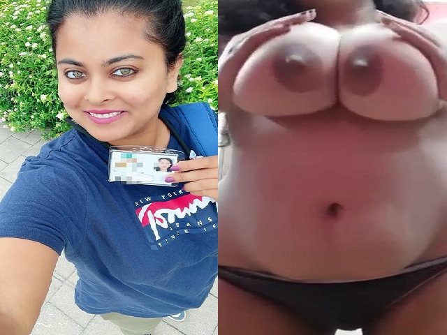 Huge milk tanker Bengali slut playing with big boobs