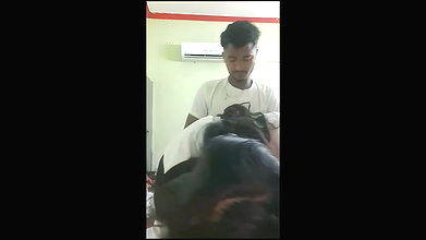 Beautiful College Couple Having Sex in Oyo room