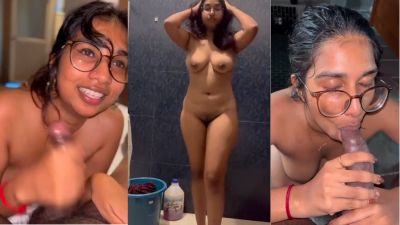 Tamil sex video of a GF sucking her BF’s dick like a whore