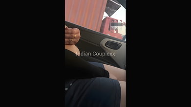 Desi Wife Sex with Truck Drivers in Car